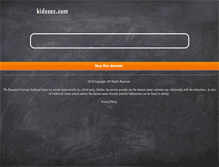 Tablet Screenshot of kidssex.com